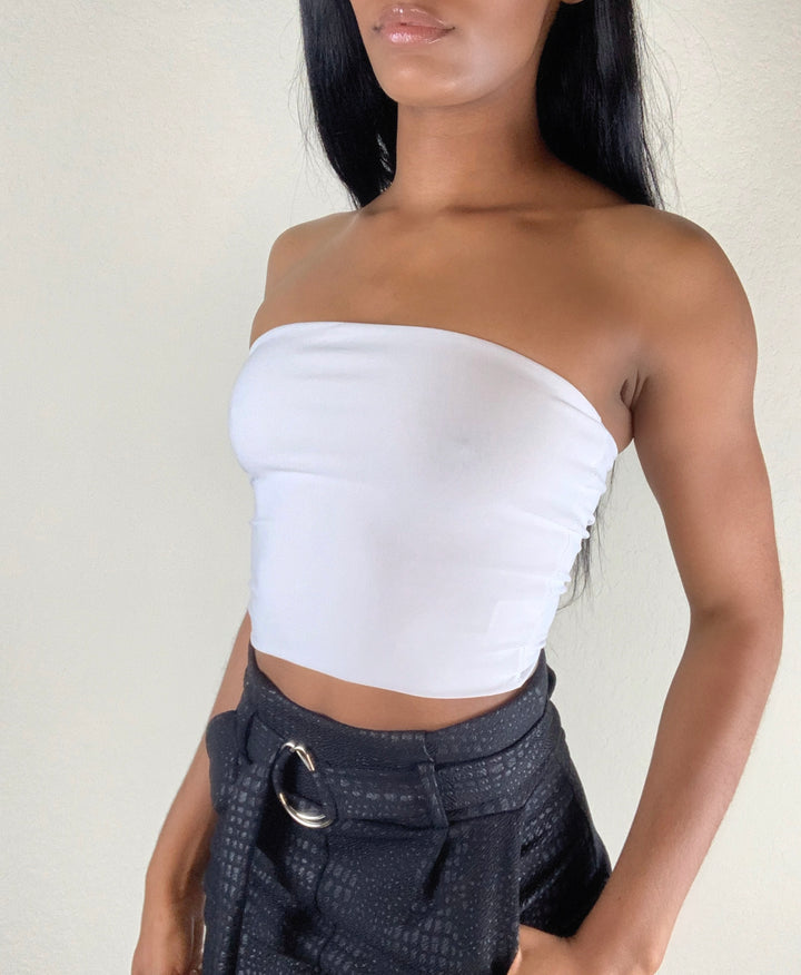 Carla Tube Top - White