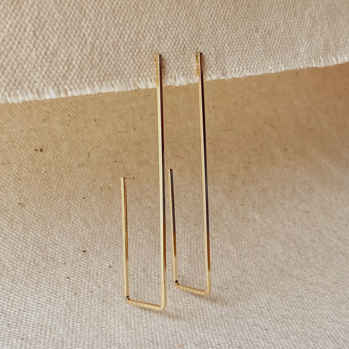 Gabriel Rectangle Shaped Earrings