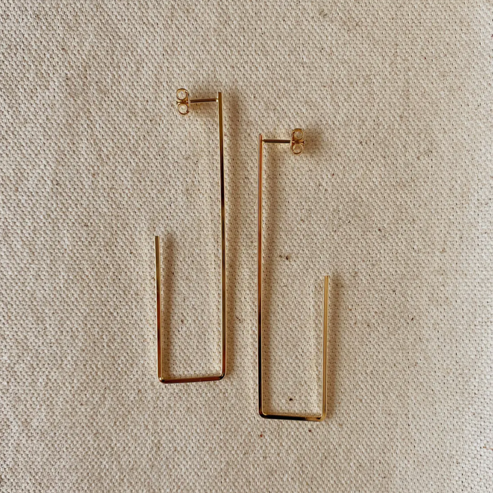 Gabriel Rectangle Shaped Earrings